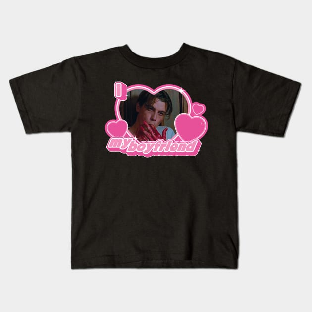 Billy Scream Boyfriend Kids T-Shirt by Hanneliza